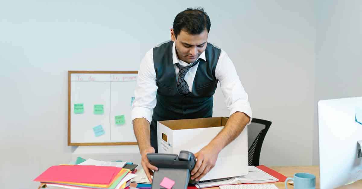 How to declutter office before downsizing